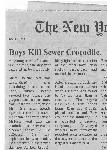 crusty croc croaked. 