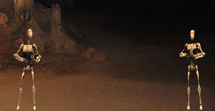 A split! Ha! Ha! <KABOOM!> - Oh no!