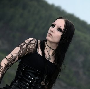 Scary witch girl. Victoria.